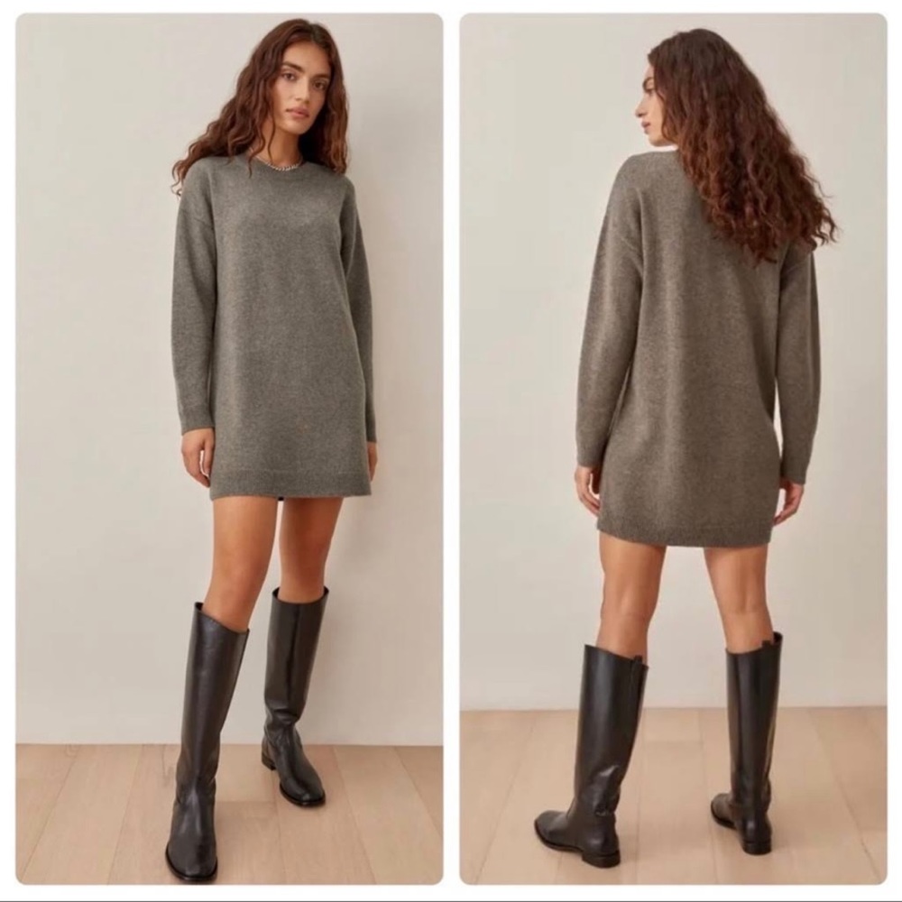 Reformation Henrietta cashmere dress